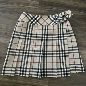 Authentic Burberry Mini Plaid Skirt